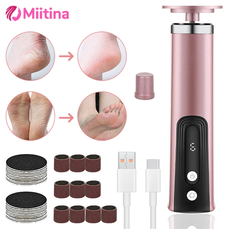 6 Gears Electric Foot Grinder Heels Callus Dead Skin Remover Polish Foot Nail Replacement Sandpaper Multi-function Pedicure Tool
6 Gears Electric Foot Grinder Heels Callus Dead Skin Remover Polish Foot Nail Replacement Sandpaper Multi-function Pedicure Tool