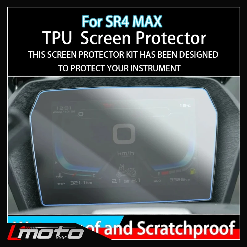 For LONCIN VOGE 350 SR4 MAX 350 PLAY LX 350T Motorcycle Accessories Car Cluster Scratch Protector Screen Sticker Instrument Film