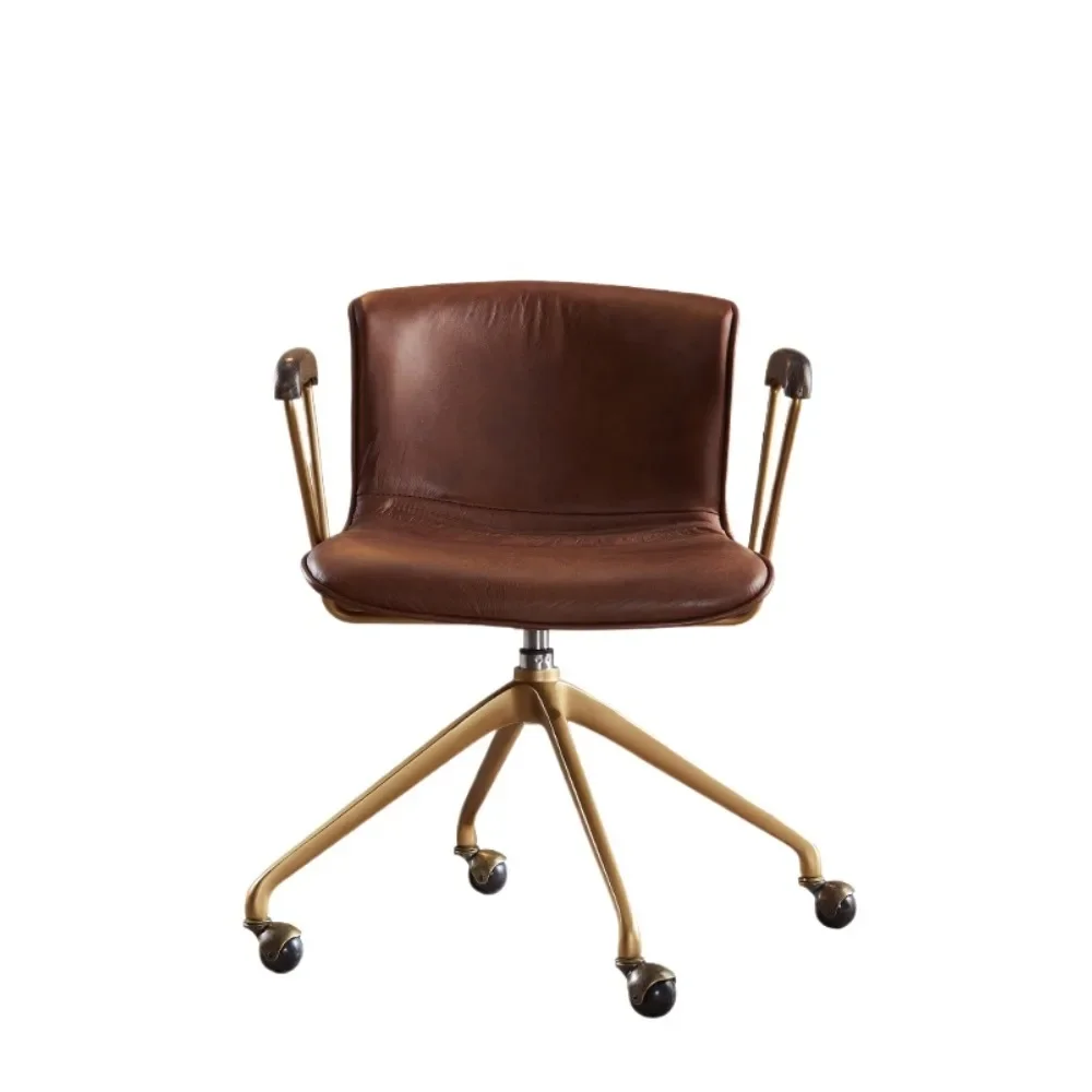 *First Layer Cowhide All-leather Office Chair Wrought Iron Computer Swivel Chair
*First Layer Cowhide All-leather Office Chair Wrought Iron Computer Swivel Chair