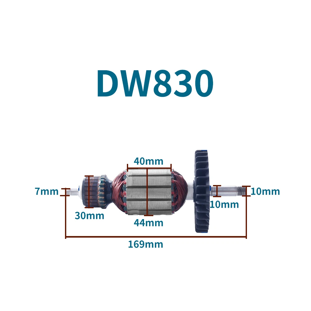 DW 830 Angle Grinder Armature for Dewalt DW830 Rotor Anchor Replacement Part
DW 830 Angle Grinder Armature for Dewalt DW830 Rotor Anchor Replacement Part