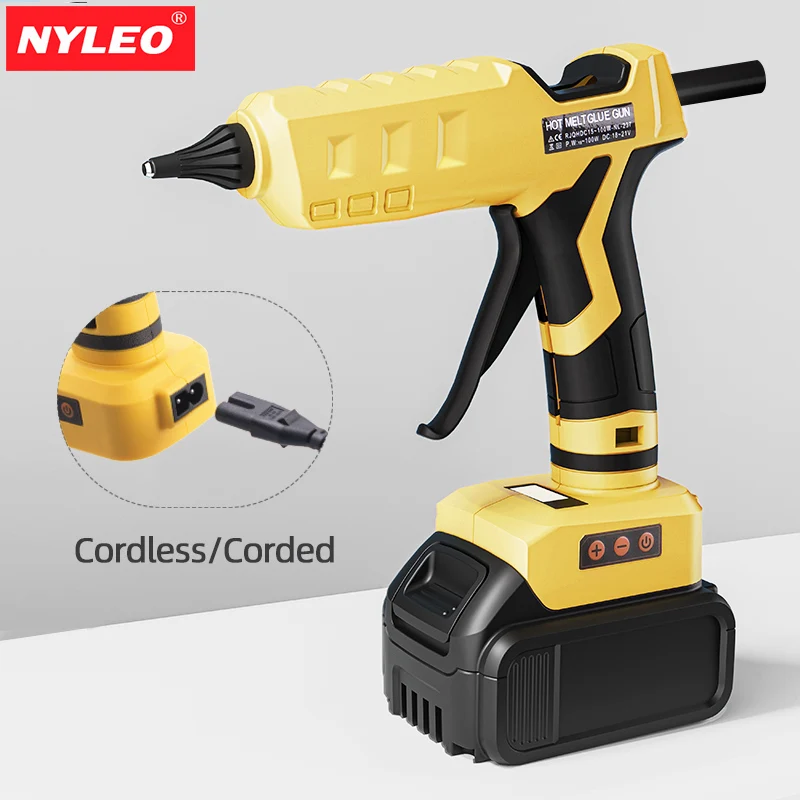 20V Li-ion Battery Digital Display Cordless/Corded High Temperature Glue Detail Tip 100 Watt Glue Sticks DIY Industrial
20V Li-ion Battery Digital Display Cordless/Corded High Temperature Glue Detail Tip 100 Watt Glue Sticks DIY Industrial