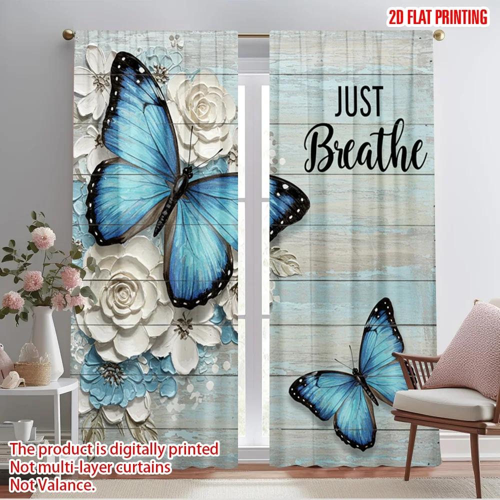 2pcs 2D flat printing Window Drapes Just Breathe Butterflies Floral 100% Polyester Fabric Without Electricity Birthday Party for
2pcs 2D flat printing Window Drapes Just Breathe Butterflies Floral 100% Polyester Fabric Without Electricity Birthday Party for