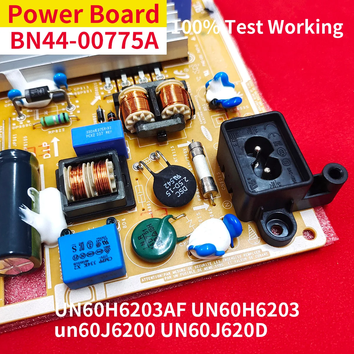 Good Quality New 100% Test Power Board SUPPLY for Samsung 60"TV UN60H6203AF UN60H6203 UN60J6200 UN60J620D BN44-00775A
Good Quality New 100% Test Power Board SUPPLY for Samsung 60"TV UN60H6203AF UN60H6203 UN60J6200 UN60J620D BN44-00775A