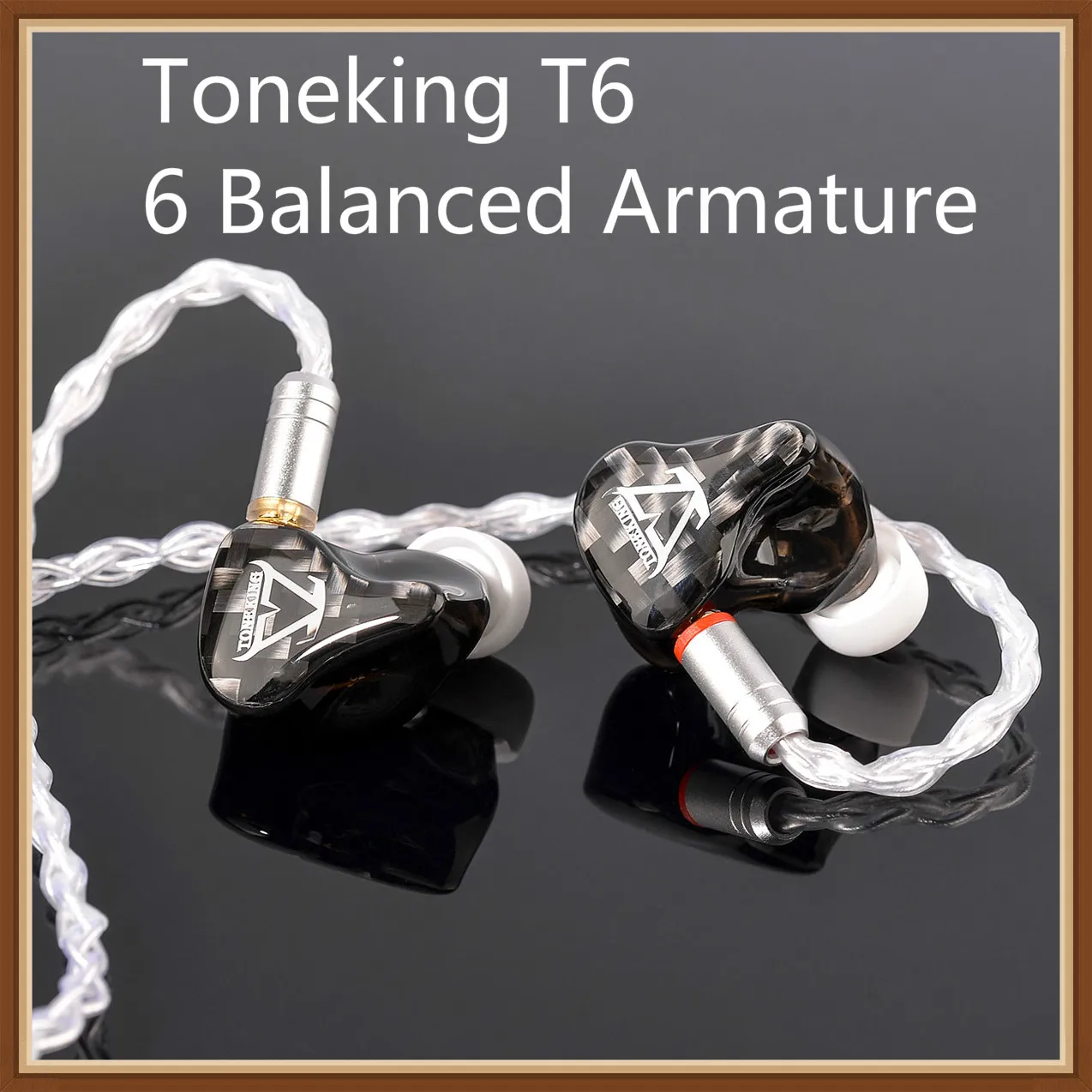 TONEKING T6 6 Сбалансированная арматура 6BA 12 Движущаяся железная металлическая звуковая трубка Hi-Fi Музыкальный монитор DJ Studio Стереонаушники Наушники
TONEKING T6 6 Сбалансированная арматура 6BA 12 Движущаяся железная металлическая звуковая трубка Hi-Fi Музыкальный монитор DJ Studio Стереонаушники Наушники