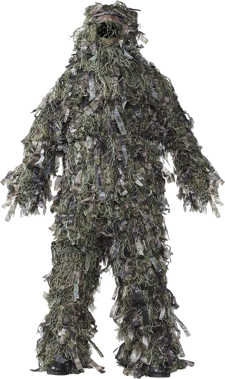 Woolen strip clothing,jungle biomimetic camouflage tactical equipment, outdoor hunting and shooting suit.
Woolen strip clothing,jungle biomimetic camouflage tactical equipment, outdoor hunting and shooting suit.