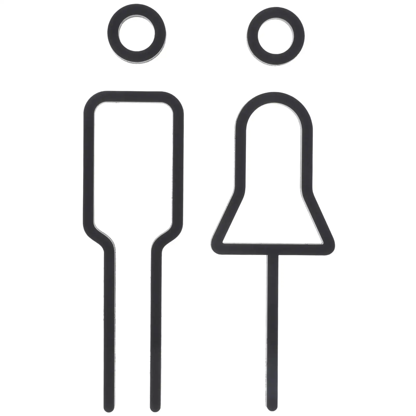 3D Toilet Signs Decor Waterproof Acrylic Restroom Wall Bathroom Male Female WC Door Frame Markers Modern Funky
3D Toilet Signs Decor Waterproof Acrylic Restroom Wall Bathroom Male Female WC Door Frame Markers Modern Funky