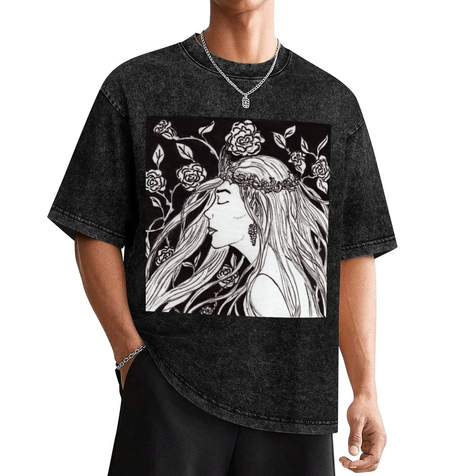 White Rose of Shaerrawedd. Elf Queen with the Crown of Leaves and Berries T-Shirt T-shirts man funny meme t-shirts men clothes
White Rose of Shaerrawedd. Elf Queen with the Crown of Leaves and Berries T-Shirt T-shirts man funny meme t-shirts men clothes