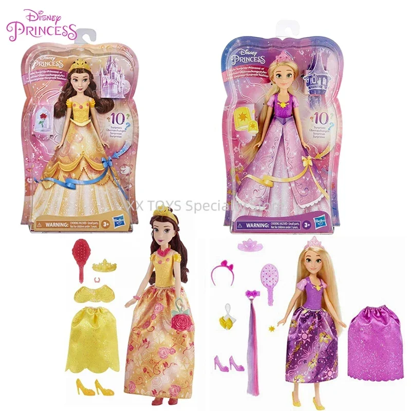 Original Disney Princess Doll Belle Rapunzel Fashion Dress Up Dolls Pretend Play for Girl Gift Surprises Toy for Girls
Original Disney Princess Doll Belle Rapunzel Fashion Dress Up Dolls Pretend Play for Girl Gift Surprises Toy for Girls
