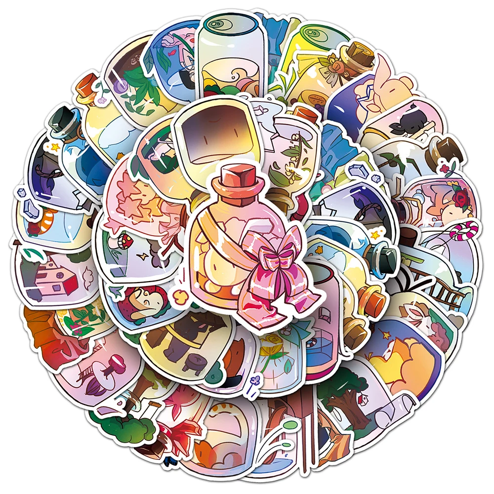 10/30/50pcs Kawaii INS Style Cartoon Bottle World Stickers Cute Creative Anime Decals DIY Luggage Phone Laptop Sticker Packing
10/30/50pcs Kawaii INS Style Cartoon Bottle World Stickers Cute Creative Anime Decals DIY Luggage Phone Laptop Sticker Packing