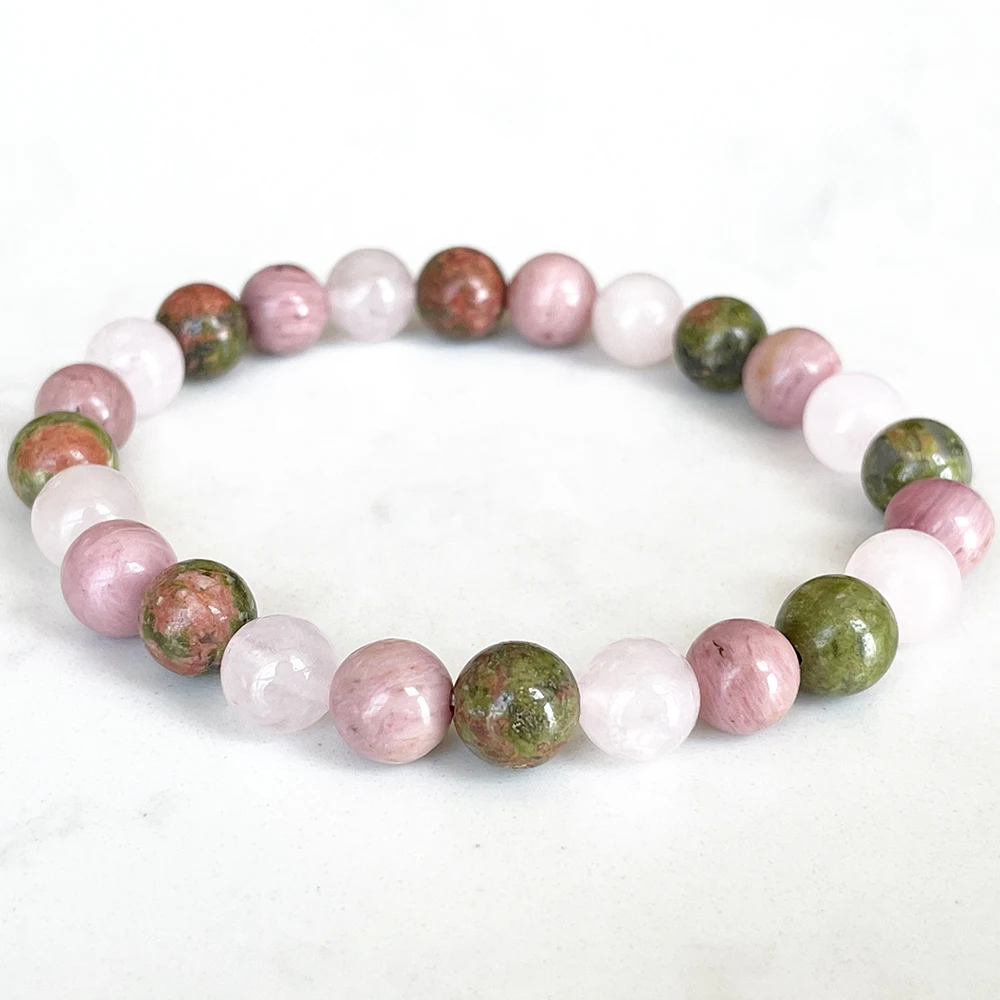 MG1713 Womens Scorpio Zodiac Bracelet 8 MM Rose Quartz Unakite Jasper Rhodonite Chakra Wrist Mala Natural Gemstone Jewelry
MG1713 Womens Scorpio Zodiac Bracelet 8 MM Rose Quartz Unakite Jasper Rhodonite Chakra Wrist Mala Natural Gemstone Jewelry