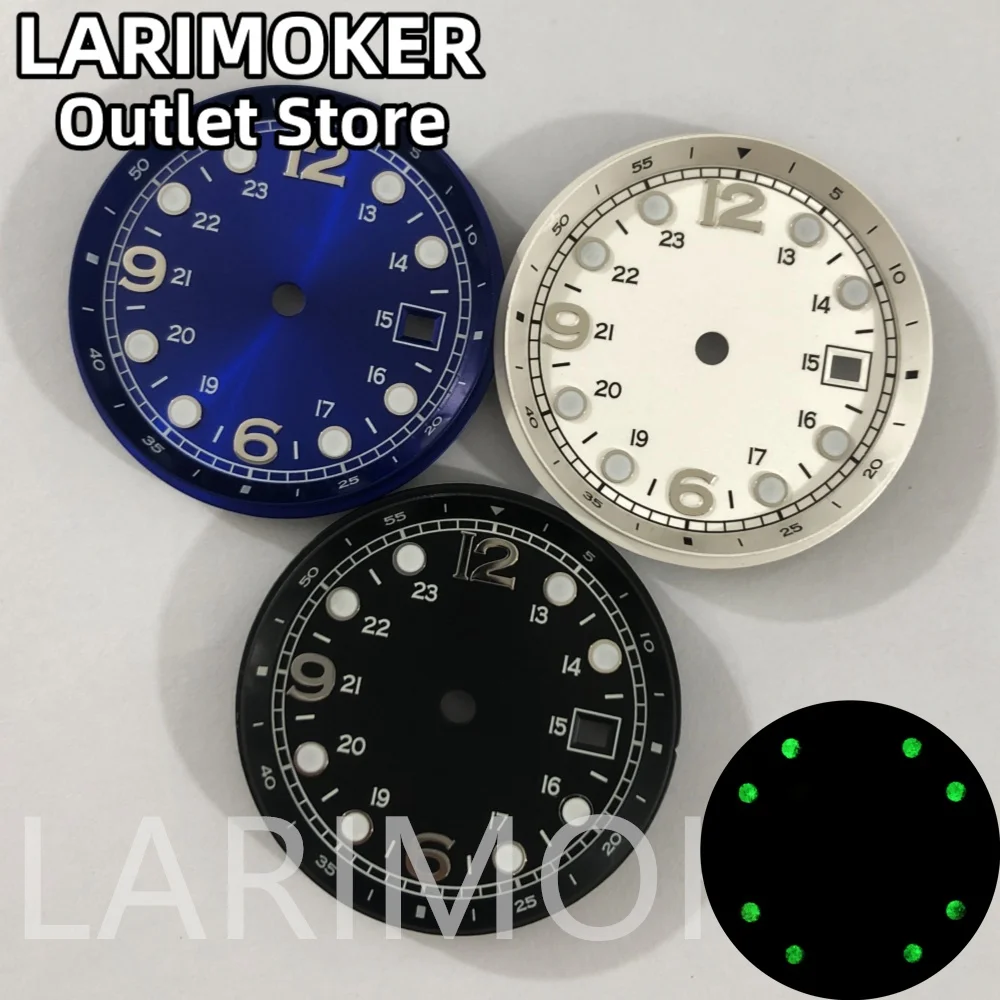 LARIMOKER 33mm White Black Bule dial fit MIYOTA 8215 821A ETA2824 ST2130 PT5000 movement Watch Accessories Green Luminous
LARIMOKER 33mm White Black Bule dial fit MIYOTA 8215 821A ETA2824 ST2130 PT5000 movement Watch Accessories Green Luminous