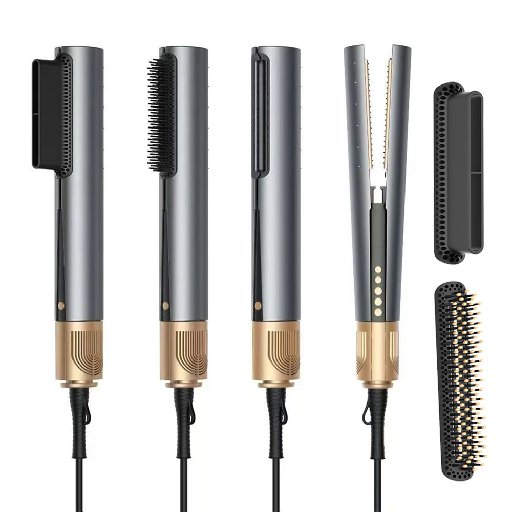 Professional 3-in-1 Hair Dryer and Straightener Negative Ion Hot Air Brush Long Lasting Styling Tool Wet and Dry Straightener
Professional 3-in-1 Hair Dryer and Straightener Negative Ion Hot Air Brush Long Lasting Styling Tool Wet and Dry Straightener