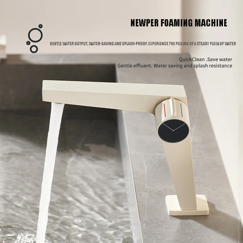 Fashionable New Products, Personalized Cream-Colored Faucets, Washbasins, Washbasins, Countertops, Cold And Hot Water Faucets
Fashionable New Products, Personalized Cream-Colored Faucets, Washbasins, Washbasins, Countertops, Cold And Hot Water Faucets