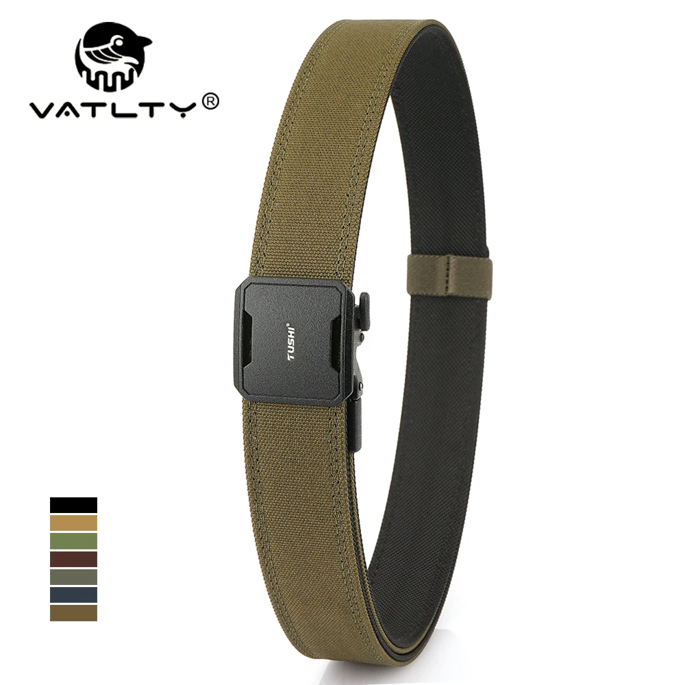 VATLTY New Tactical Hunting Belt for Men High-Strength Nylon Rigid Belt Metal Automatic Buckle Trousers Belt Male Waistband
VATLTY New Tactical Hunting Belt for Men High-Strength Nylon Rigid Belt Metal Automatic Buckle Trousers Belt Male Waistband