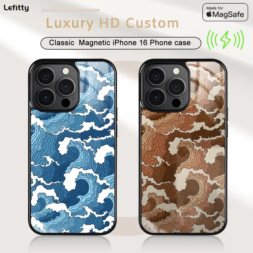 Fashion Japanese Ocean Waves Phone Case For iPhone 16 15 14 13 12 11 Pro Max Plus Mini Magnetic Magsafe Wireless Charging Cover
Fashion Japanese Ocean Waves Phone Case For iPhone 16 15 14 13 12 11 Pro Max Plus Mini Magnetic Magsafe Wireless Charging Cover