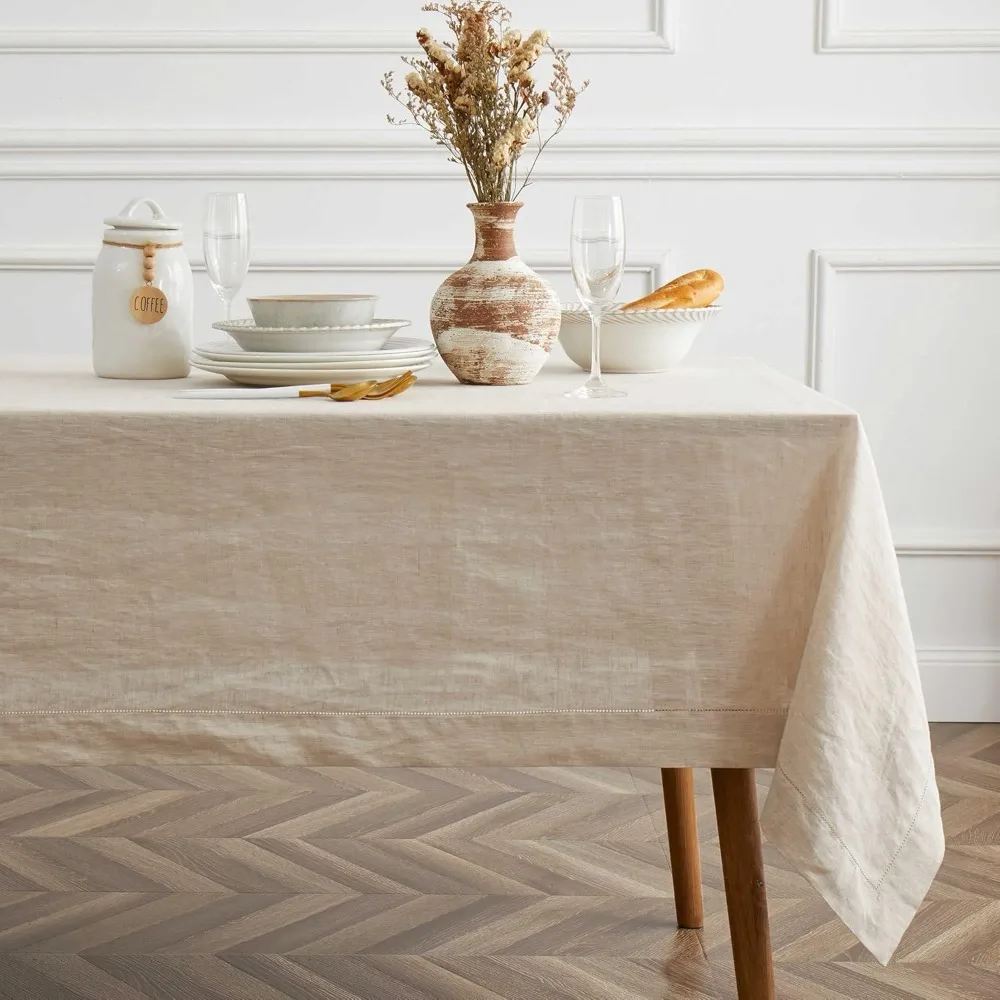 60 x 120 Inch Rectamgle Fabric Washable Cloth Table Cover Farmhouse Burlap Manteles for Outdoor Thanksgiving Parties Weeding
60 x 120 Inch Rectamgle Fabric Washable Cloth Table Cover Farmhouse Burlap Manteles for Outdoor Thanksgiving Parties Weeding