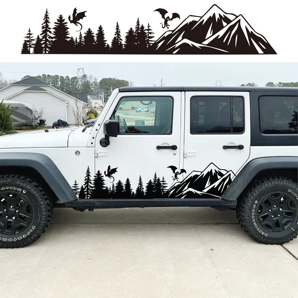 Dragon Forest Mountain Door Body Car Sticker Jungle Woodland Wildlife CarTrucks SUV Off Road Vehicle Decal Decor
Dragon Forest Mountain Door Body Car Sticker Jungle Woodland Wildlife CarTrucks SUV Off Road Vehicle Decal Decor