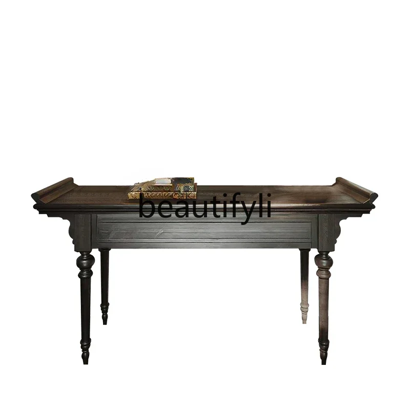 Solid wood entrance retro style storage cabinet bedroom living room multi-functional locker H
Solid wood entrance retro style storage cabinet bedroom living room multi-functional locker H