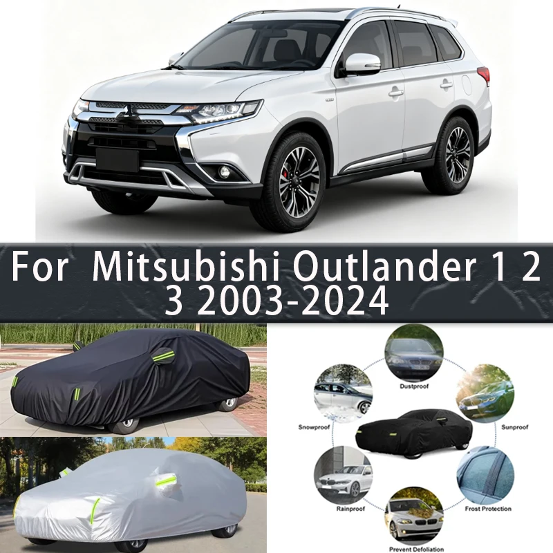 For Mitsubishi Outlander 1 2 3 2003-2024 Outdoor Protection Full Car Covers Snow Cover Sunshade Waterproof Dustproof Exterior
For Mitsubishi Outlander 1 2 3 2003-2024 Outdoor Protection Full Car Covers Snow Cover Sunshade Waterproof Dustproof Exterior