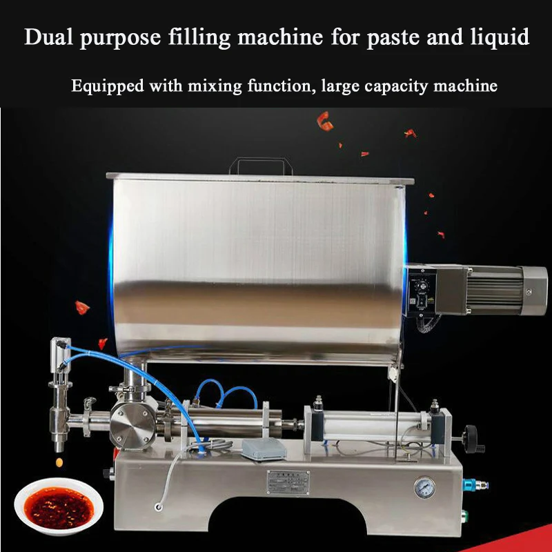Cream Liquid Filling Machine With Stirring Device, Commercial Peanut Butter, Tomato Sauce, Cream Packaging Machine
Cream Liquid Filling Machine With Stirring Device, Commercial Peanut Butter, Tomato Sauce, Cream Packaging Machine