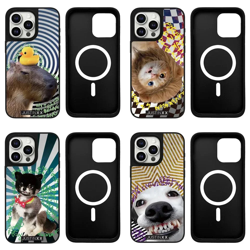 Cute Animals Mirror iPhone 11 12 13 14 15 16 Pro Max Case - Protective iPhone Case with MagSafe
Cute Animals Mirror iPhone 11 12 13 14 15 16 Pro Max Case - Protective iPhone Case with MagSafe