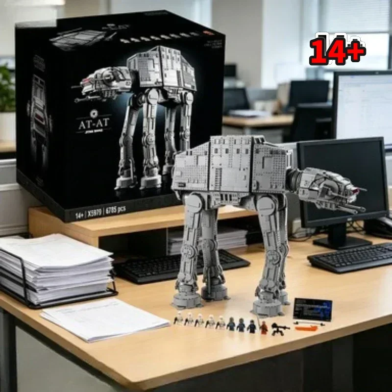 Bandai Launch 75313 Large AT-AT Walker Building Blocks 6785PCS Collectible Model Favors Presents compatible with LEGO bricks
Bandai Launch 75313 Large AT-AT Walker Building Blocks 6785PCS Collectible Model Favors Presents compatible with LEGO bricks
