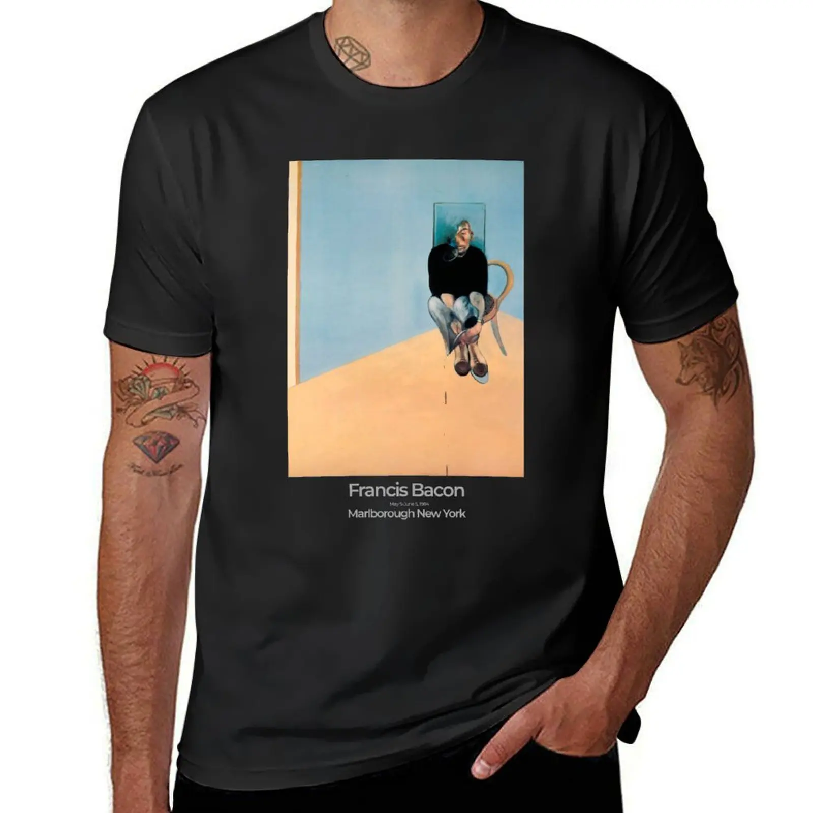 Francis Bacon Exhibition Art Poster 1984 - Study for Self-Portrait T-Shirt street wear Funny t-shirts cotton t shirt men
Francis Bacon Exhibition Art Poster 1984 - Study for Self-Portrait T-Shirt street wear Funny t-shirts cotton t shirt men