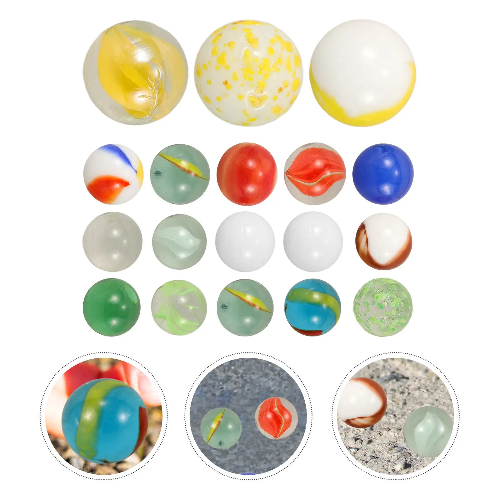 60Pcs Glass Marbles Sets Vibrant Colored Solid Smooth Marbles for Games Fish Tank Decorative Glass Balls Fish Bowl Beads
60Pcs Glass Marbles Sets Vibrant Colored Solid Smooth Marbles for Games Fish Tank Decorative Glass Balls Fish Bowl Beads