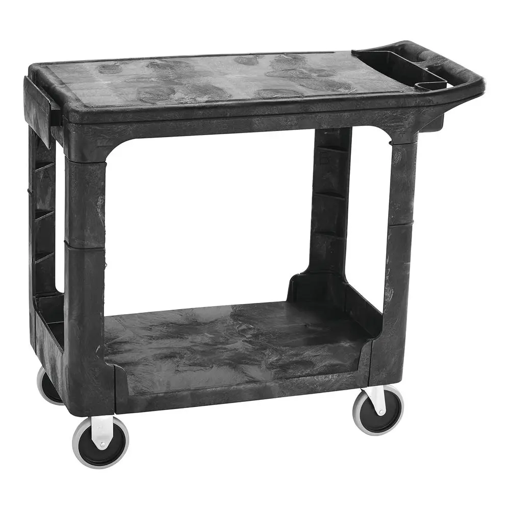 Коммерческая 2-уровневая тележка для хранения/обслуживания с низкими полками и ручкой, грузоподъемность 500 фунтов. Акция: Складские/Гаражные/Уборочные/Мужские товары
Коммерческая 2-уровневая тележка для хранения/обслуживания с низкими полками и ручкой, грузоподъемность 500 фунтов. Акция: Складские/Гаражные/Уборочные/Мужские товары