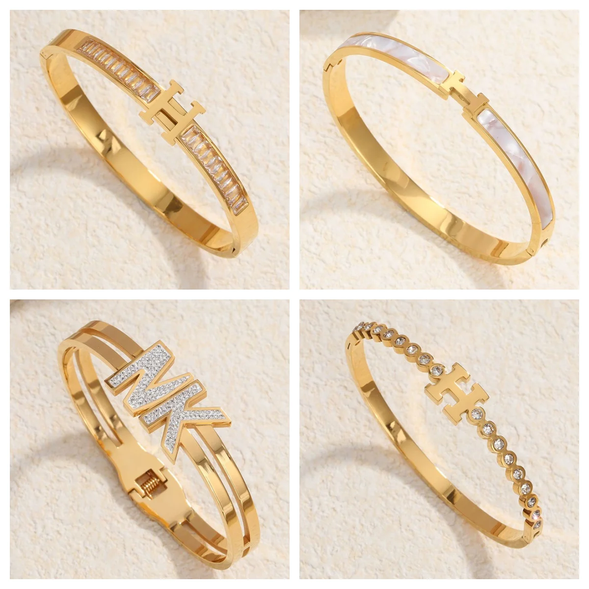 Fashion classic Rhine Shell Bracelet for Women and men Stainless steel unisex bracelet Jewelry accessories
Fashion classic Rhine Shell Bracelet for Women and men Stainless steel unisex bracelet Jewelry accessories
