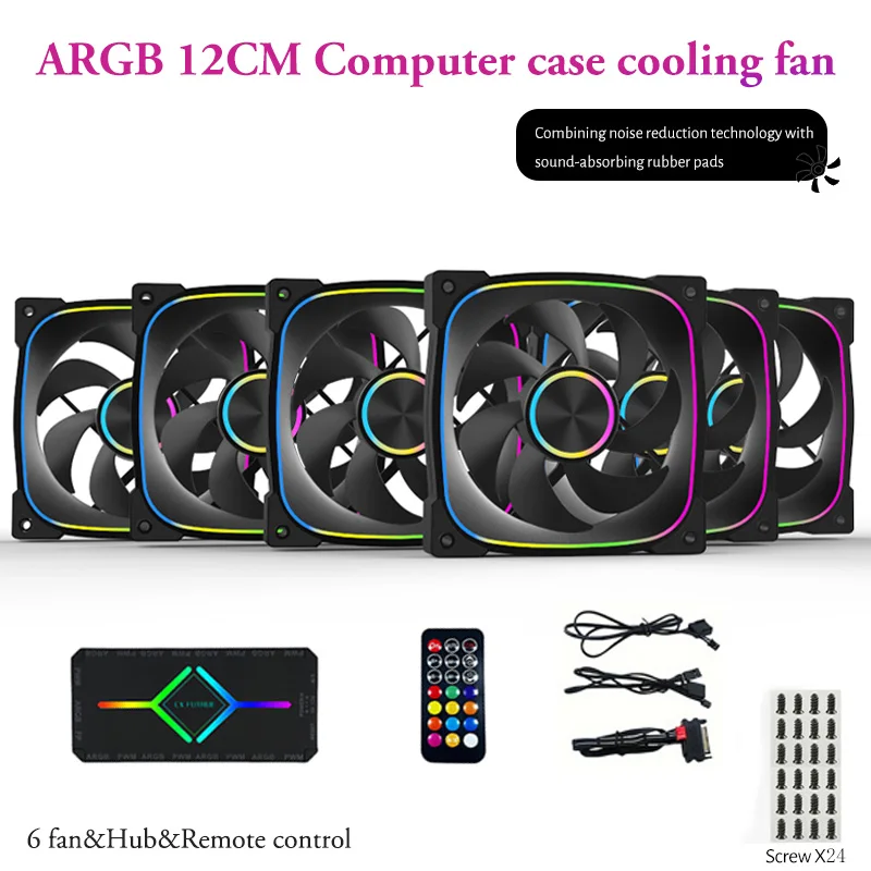 Вентилятор охлаждения CX FUTRUE 12 см, 6 шт., в сочетании с 1 двойным 9-портовым концентратором для ПК. Обе вентиляторы и концентратор поддерживает синхрониза света ARGB.
Вентилятор охлаждения CX FUTRUE 12 см, 6 шт., в сочетании с 1 двойным 9-портовым концентратором для ПК. Обе вентиляторы и концентратор поддерживает синхрониза света ARGB.