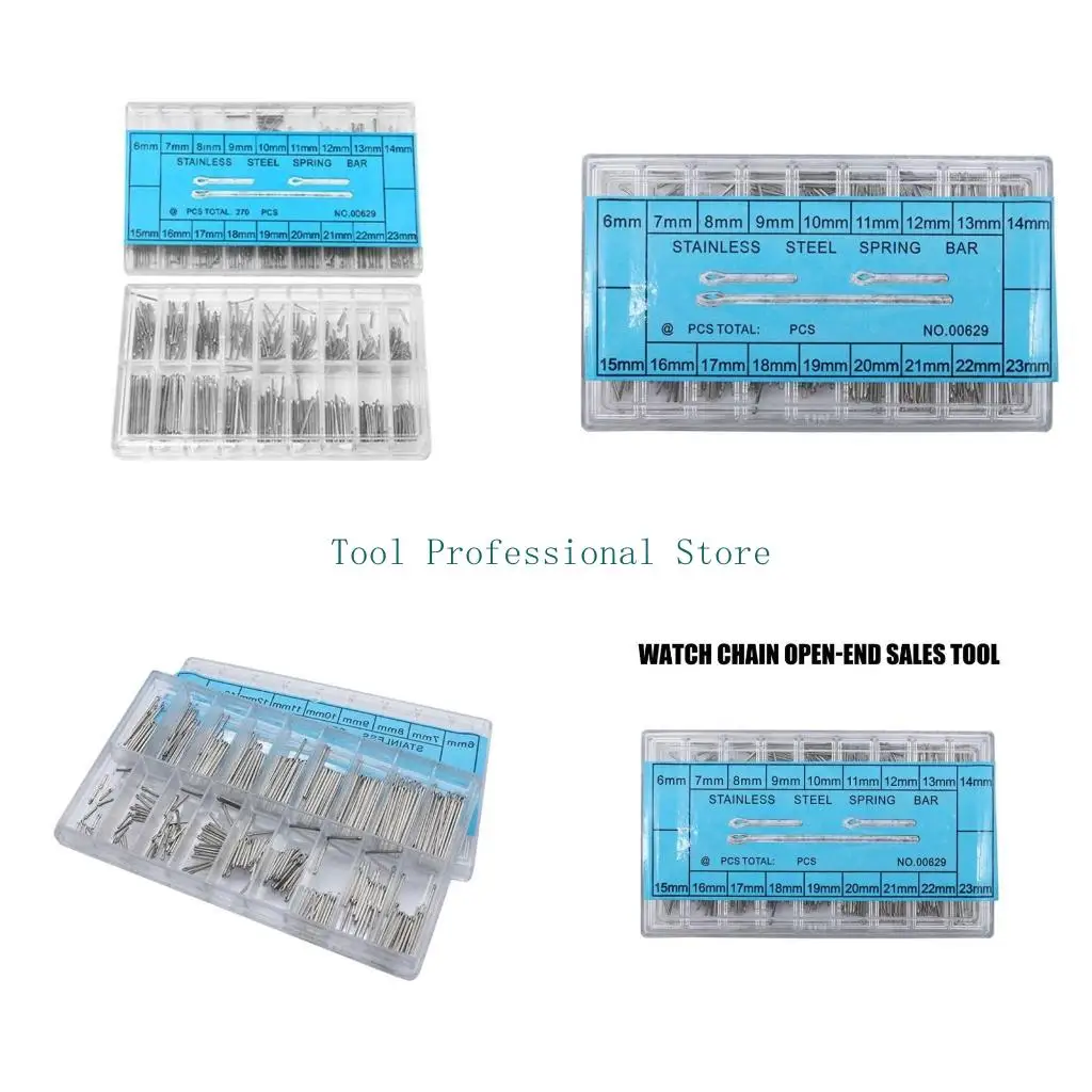 57QF 270Pcs Split Pins Stainless Steel Watch Pins Watchbands Strips Bolt Spring Bar
57QF 270Pcs Split Pins Stainless Steel Watch Pins Watchbands Strips Bolt Spring Bar