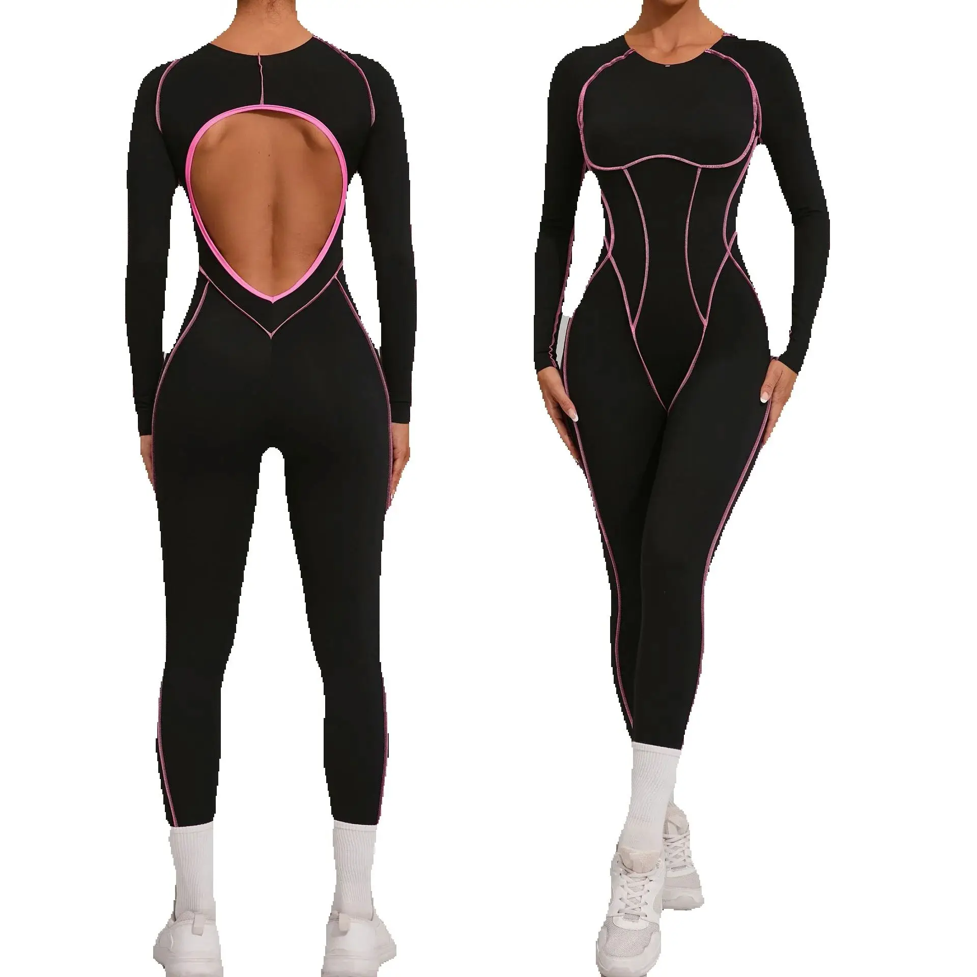 One-Piece Suit for Women Zippered Sports Suit Yoga Pellets Backless Sports Clothing Training Suits Women Gym Sports Clothing Set
One-Piece Suit for Women Zippered Sports Suit Yoga Pellets Backless Sports Clothing Training Suits Women Gym Sports Clothing Set