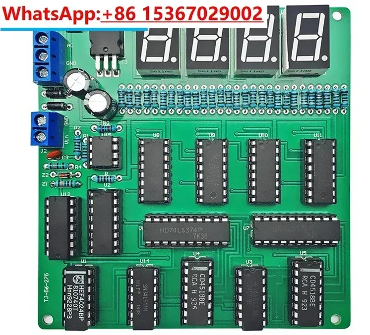 Цифровой измеритель частоты DIY Kit Электронная сварочная сборка Компоненты печатной платы упражнений
Цифровой измеритель частоты DIY Kit Электронная сварочная сборка Компоненты печатной платы упражнений