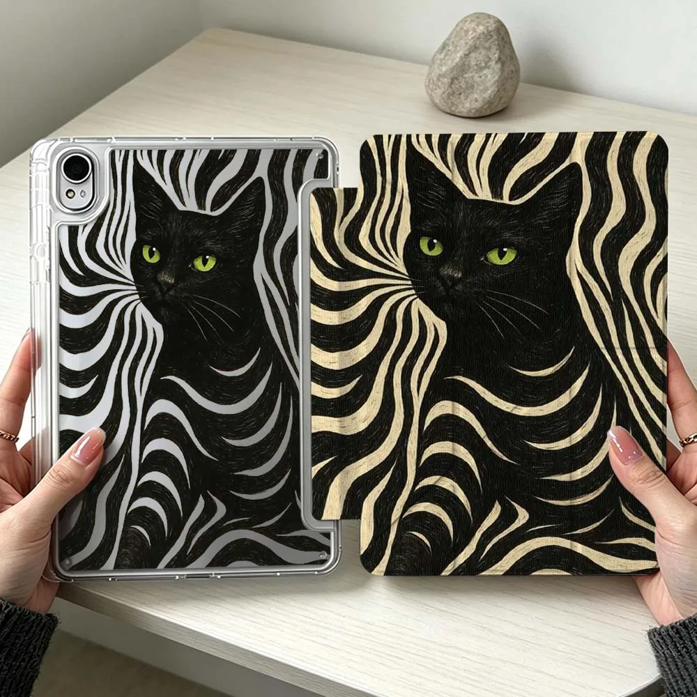 Artistic Striped Cat Pattern Soft For Huawei MatePad Pro SE Air 12X Honor Pad 9 V9 GT X9a X9 Foldable 3Y Tablet Case
Artistic Striped Cat Pattern Soft For Huawei MatePad Pro SE Air 12X Honor Pad 9 V9 GT X9a X9 Foldable 3Y Tablet Case
