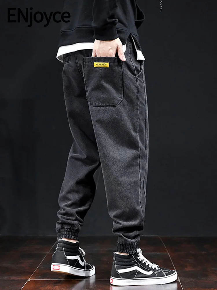 ENjoyce Spring Fall Men Black Jeans Streetwear Male Fashion Jogger Blue Denim Pants Hip Hop Loose Cargo Pant Casual Trousers
ENjoyce Spring Fall Men Black Jeans Streetwear Male Fashion Jogger Blue Denim Pants Hip Hop Loose Cargo Pant Casual Trousers