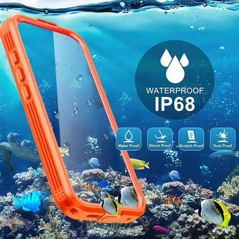 Shellbox IP68 Magnetic Waterproof Phone Case for Swimming & Diving - Compatible with iPhone 17 17AIR 17Pro 17Promax Shockproof
Shellbox IP68 Magnetic Waterproof Phone Case for Swimming & Diving - Compatible with iPhone 17 17AIR 17Pro 17Promax Shockproof