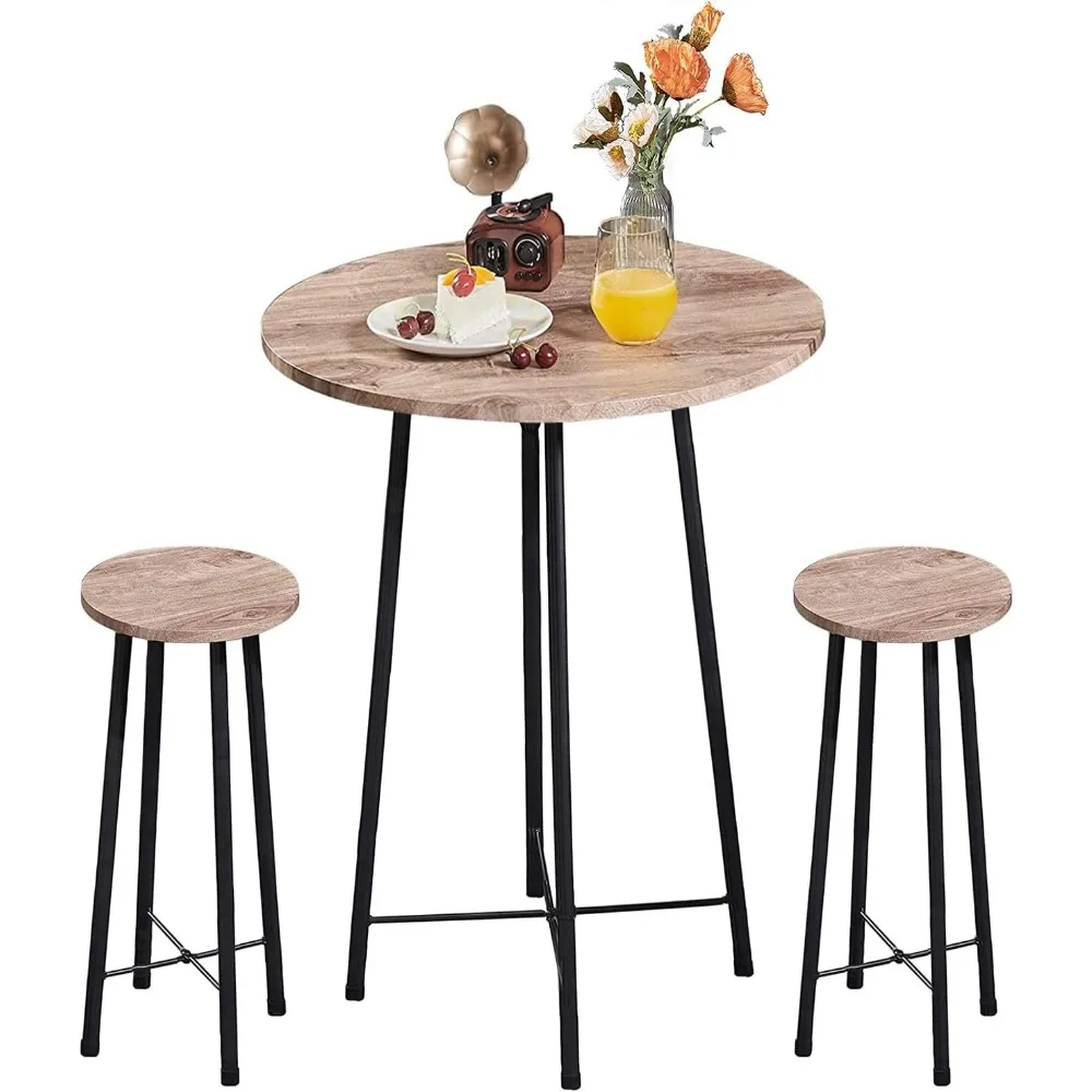 3 Piece Pub Table and Chairs Sets Counter Height Bistro Bar Sets with 2 Barstools for Kitchen Breakfast Nook, Small Space, Apar
3 Piece Pub Table and Chairs Sets Counter Height Bistro Bar Sets with 2 Barstools for Kitchen Breakfast Nook, Small Space, Apar
