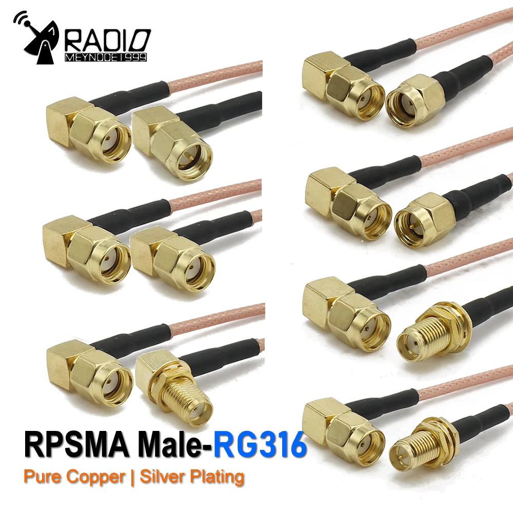 SMA Antenna cable RG316 SMA to RP-SMA Male & Female Connector RF Pigtail gsm extension cable for wifi antenna WIFI/GSM/3G/GPS/4G
SMA Antenna cable RG316 SMA to RP-SMA Male & Female Connector RF Pigtail gsm extension cable for wifi antenna WIFI/GSM/3G/GPS/4G