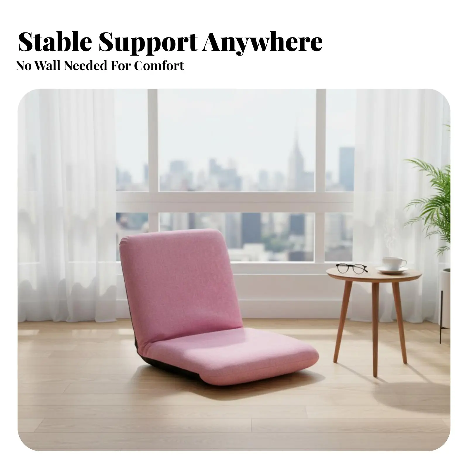 Adjustable Backrest Lounger Foldable Design Adjustable Backrest Seat Padded Pad Space-Saving for Esports Competitors, Bedroom
Adjustable Backrest Lounger Foldable Design Adjustable Backrest Seat Padded Pad Space-Saving for Esports Competitors, Bedroom
