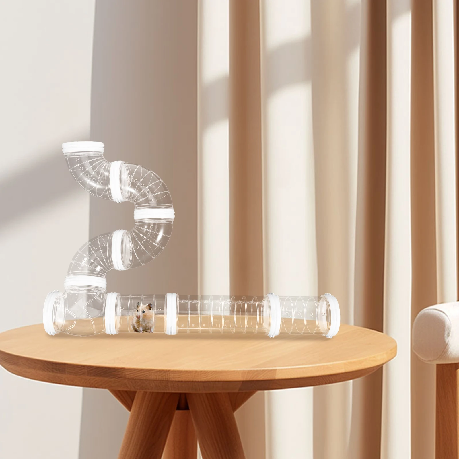 1 set 1 Set Pet Exercise Tunnel For Small Animals Diy Hamster Tubes Tunnels Playpen Safe Plastic Rat Cage Outer -
1 set 1 Set Pet Exercise Tunnel For Small Animals Diy Hamster Tubes Tunnels Playpen Safe Plastic Rat Cage Outer -