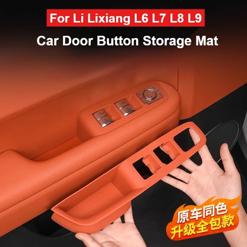 For Li Lixiang L6 L7 L8 L9 Car Door Storage Box Handle Mat Silicone Door Slot Mat for L6/7/8/9 Car Door Button Storage Mat
For Li Lixiang L6 L7 L8 L9 Car Door Storage Box Handle Mat Silicone Door Slot Mat for L6/7/8/9 Car Door Button Storage Mat