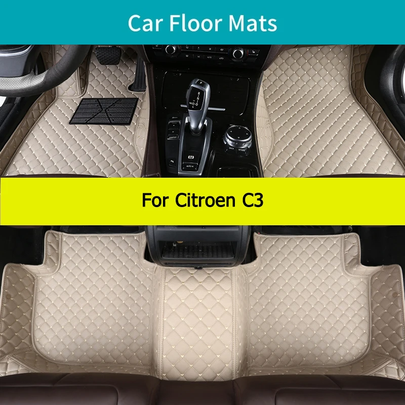 Custom Car Floor Mats For Citroen C3 2014-2023 Auto Carpets Foot Coche Accessorie Mats Carpets Floor Mats for Cars
Custom Car Floor Mats For Citroen C3 2014-2023 Auto Carpets Foot Coche Accessorie Mats Carpets Floor Mats for Cars