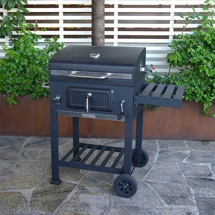 # Для тележки угольный гриль сверхмощный стальной гриль-барбекю с двумя боковыми столами для пикника на открытом воздухе, двора, патио и вечеринок
# Для тележки угольный гриль сверхмощный стальной гриль-барбекю с двумя боковыми столами для пикника на открытом воздухе, двора, патио и вечеринок