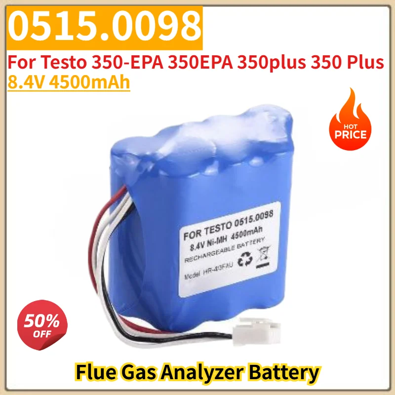 0515.0098 High Quality Battery 8.4V 4500mAh for Testo 350-EPA 350EPA 350plus Flue Gas Analyzer Brand New Replacement Battery
0515.0098 High Quality Battery 8.4V 4500mAh for Testo 350-EPA 350EPA 350plus Flue Gas Analyzer Brand New Replacement Battery