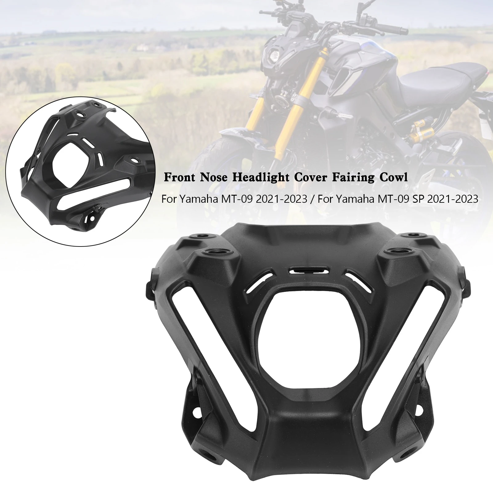 Передняя накладка на переднюю фару Topteng, обтекатель для Yamaha MT-09/MT-09 SP 2021-2023, аксессуары для мотоциклов
Передняя накладка на переднюю фару Topteng, обтекатель для Yamaha MT-09/MT-09 SP 2021-2023, аксессуары для мотоциклов