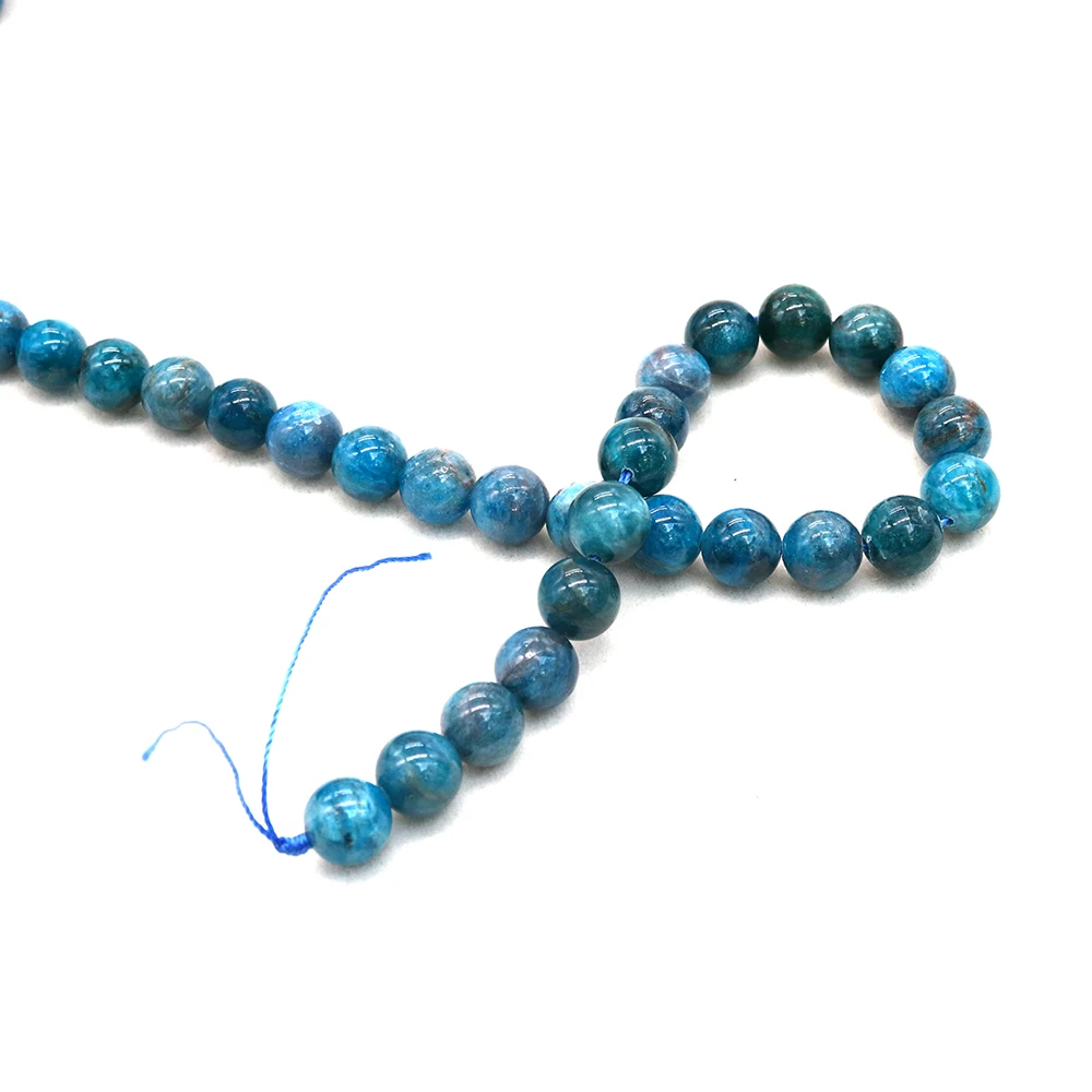 Natural Stone Blue Apatite AAA Round Beads 4 6 8 10mm Jewelry Making DIY Necklace Bracelet Accessories Gift 38cm
Natural Stone Blue Apatite AAA Round Beads 4 6 8 10mm Jewelry Making DIY Necklace Bracelet Accessories Gift 38cm