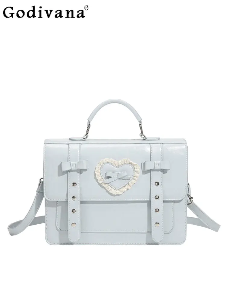 Japanese Style Original Lolita JK Uniform Backpack College Style Student Daily Commute Fashion Versatile Crossbody Bag for Women
Japanese Style Original Lolita JK Uniform Backpack College Style Student Daily Commute Fashion Versatile Crossbody Bag for Women