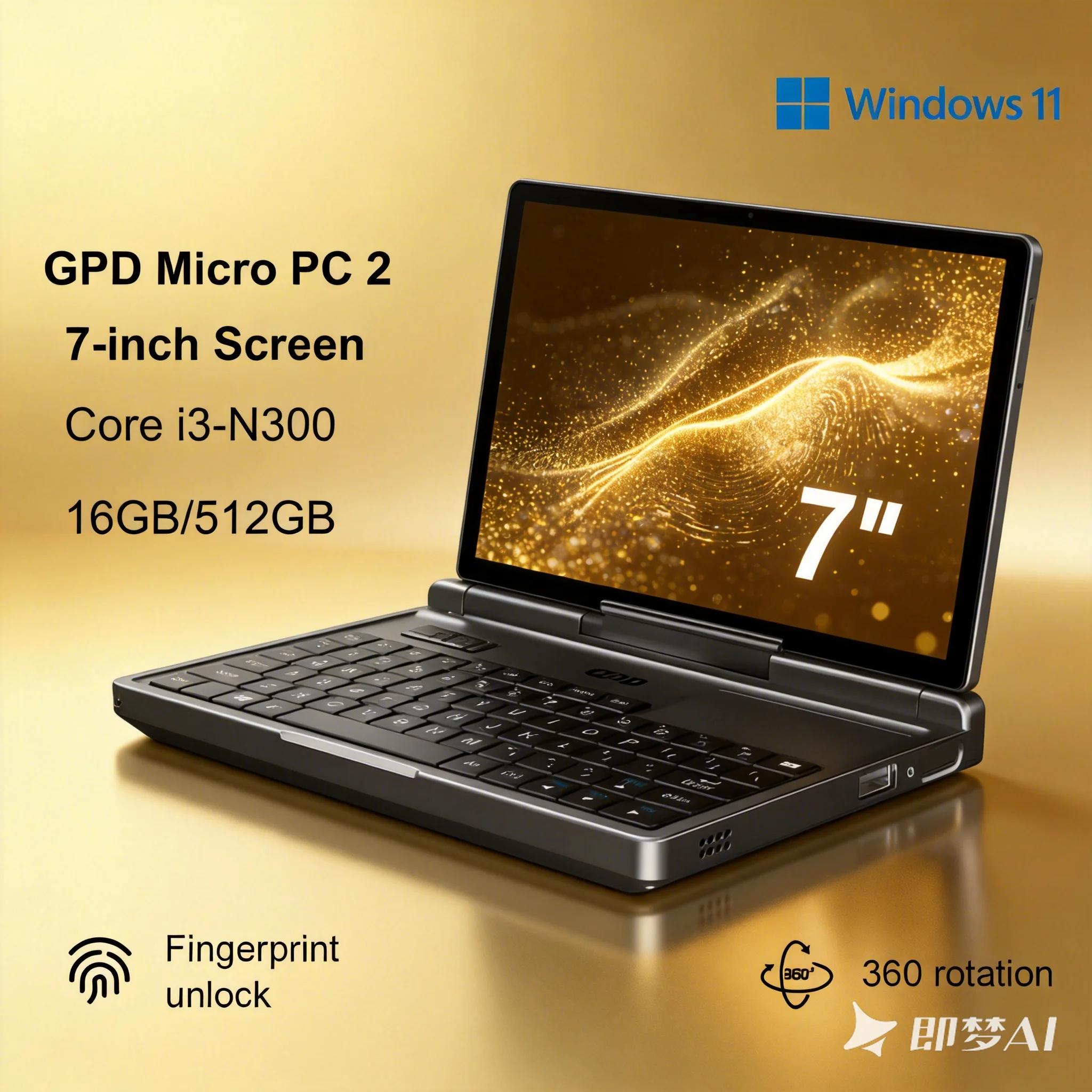 Горячая распродажа: GPD Micro PC 2, 7-дюймовый портативный мини-ПК с сенсорным экраном, процессором N300, 16 ГБ ОЗУ, 512 ГБ SSD, ноутбук с Windows 11
Горячая распродажа: GPD Micro PC 2, 7-дюймовый портативный мини-ПК с сенсорным экраном, процессором N300, 16 ГБ ОЗУ, 512 ГБ SSD, ноутбук с Windows 11
