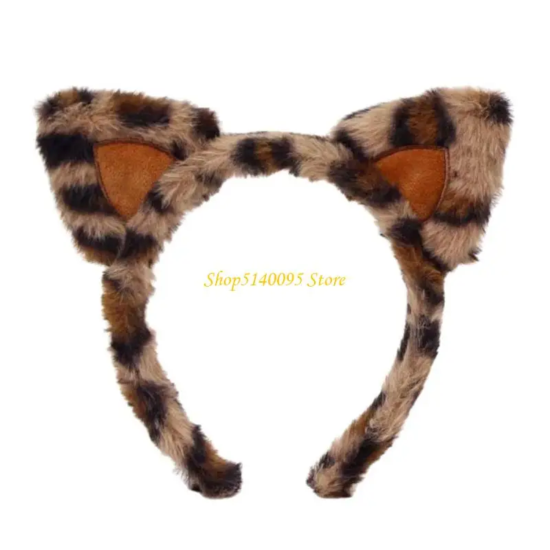 DXAE Fashionable Leopard Print Plush Hairband Secure Fit Design Hair Hoop For Sensitive Skin Women Children Winter Wear
DXAE Fashionable Leopard Print Plush Hairband Secure Fit Design Hair Hoop For Sensitive Skin Women Children Winter Wear